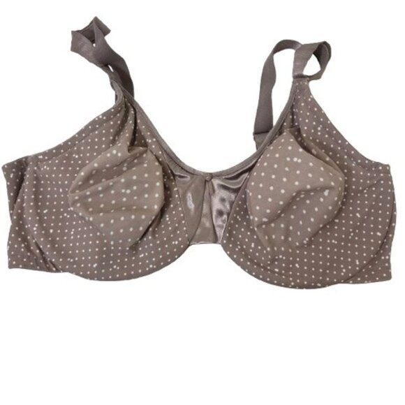 Olga Gentle Lift Underwire Bra Polka Dots Size 42DD - Picture 1 of 6